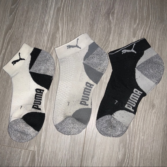 3x Puma Quarter Crew Socks - Picture 1 of 9